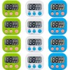 12 Pieces Small Digital Kitchen Timer Count Up and On/Off