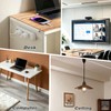 39" Flexible Cord Hider Wall for Mounted TV Single Wire，Side