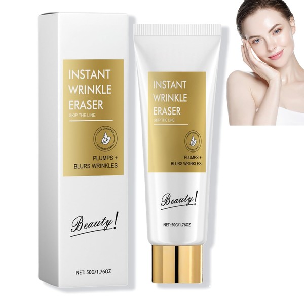 Skips the Line Instant Wrinkle Eraser Face Cream,Face Tightening Cream,Anti