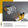 Toilet Paper Holder Brushed Dark Gold, APLusee SUS304 Stainless Steel