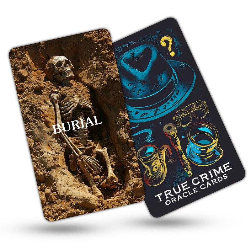 soulme True Crime Clues Oracle Cards, Conspiracy and Investigation Oracle