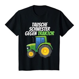 Kids Swap Little Sister against Tractor Tractor Big Brother T-Shirt