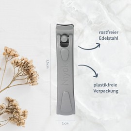 4058 NIY Niyok Nail Clippers Small Stainless Steel