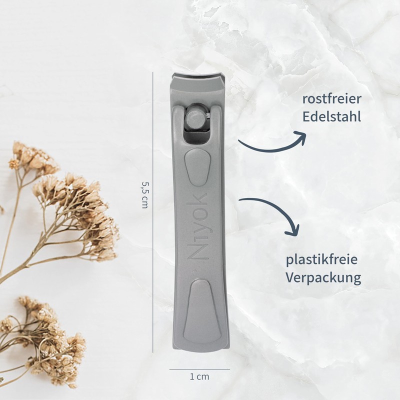4058 NIY Niyok Nail Clippers Small Stainless Steel