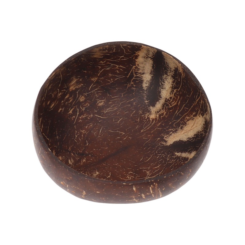Coconut Bowl Set Leakage Proof Reusable Hand Polished Coconut Shell