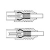Wentronic 50728-GB Coaxial Cable, Coaxial Plug to Coaxial Jack 1.5m