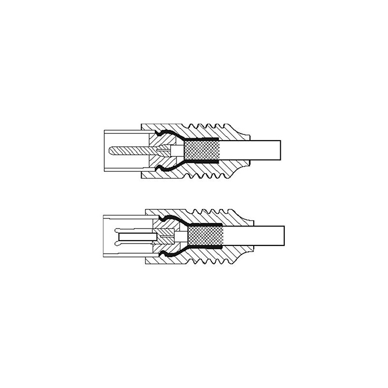 Wentronic 50728-GB Coaxial Cable, Coaxial Plug to Coaxial Jack 1.5m