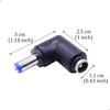 helpers lab DC Connector Angle, 5 Pieces Angle Plug, Male