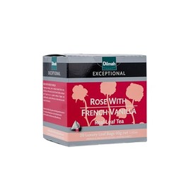 Dilmah Exceptional Rose with French Vanilla, 40 g, Rose & Vanilla