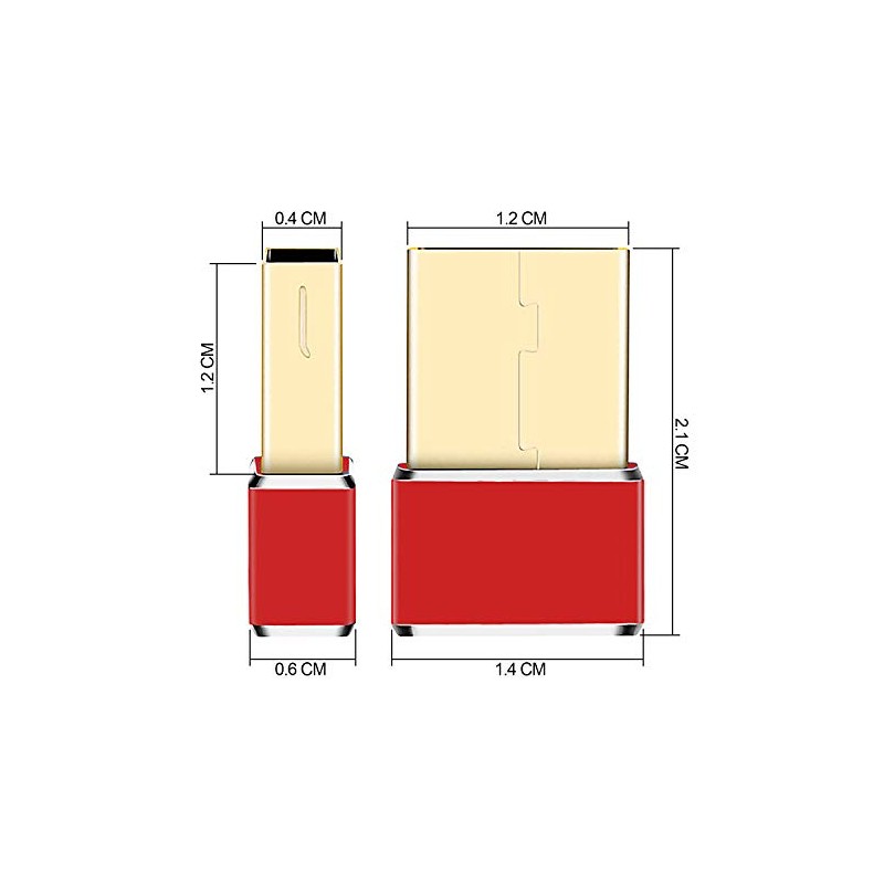 Kabber USB C to USB A Male Adapter, USB Female