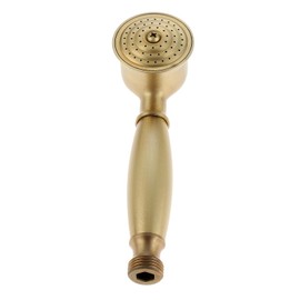Retro Shower Head, G1/2 Brass Hand Shower Head, Antique Telephone Style Hand Shower Head Fits Most Shower Hose (17cm Long, 5cm Head Diameter), Antique