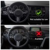 Steering Wheel Trim Carbon Fiber Color ABS Replacement for M2