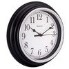Westclox Quartz Movement Round Wall Clock, Contemporary Analog Design, Battery-Powered