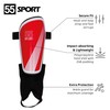 55 Sport Vortex Club Adult & Junior Protective Football Shin