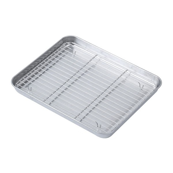 Baking Sheets with Racks Set Stainless Steel Heavy Duty Chef