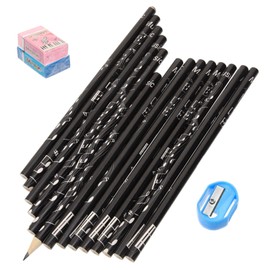 Operitacx Pack of 36 Music Note Pencils Music Lessons Music Pencils Violin Pencils Scented Pens Stamp Pens for Writing Writing Office Supplies Christmas Pens for Eraser