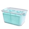 Kitchen Spaces Colander Bin, Produce Saver, Fridge Organizer With Lid,