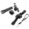 Motorcycle Helmet Camera 1080P HD Sports Action Camera Flashlight Shaped