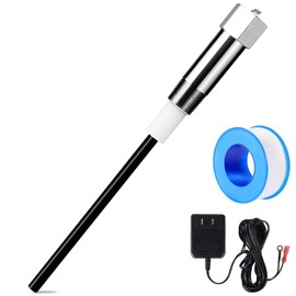 ITULCYO Powered Anode Rod for Water Heater(40-89 Gallon Tank) Electric Anode Rod Made of Titanium,25-Year Warranty，Anti-Rust, Anti-Corrosion, Reduce Scale,Water Heater Anode Rod Powered Anode Rod