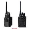 TACNEX Compact Radio Holster Polymer Walkie-Talkie Case w/MOLLE Vest Clip