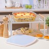 NUTRIUPS Glass Baking Dish with BPA Free Lids, Square Baking