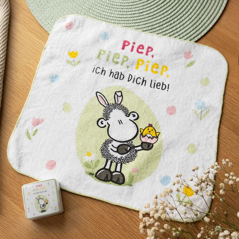 Sheepworld 73807 Magic Towel with Piep Motif, Guest Towel, 30