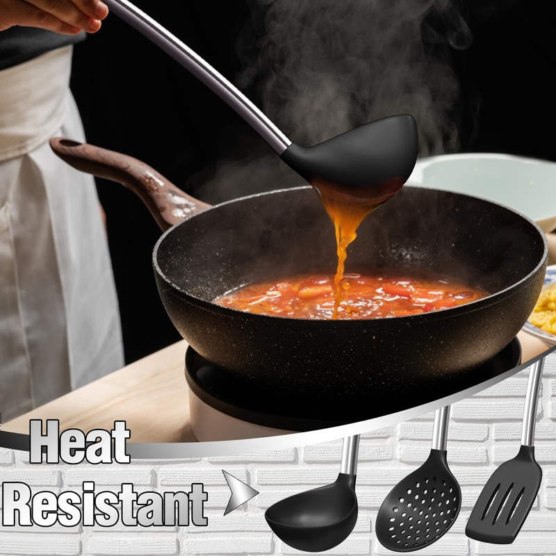 Kitchen Utensils Set-Umite Chef 34 Pcs Silicone Cooking Utensils Set