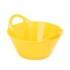 Mintra Home Plastic Bowls with Handles (970ml Small 3pk, Yellow)