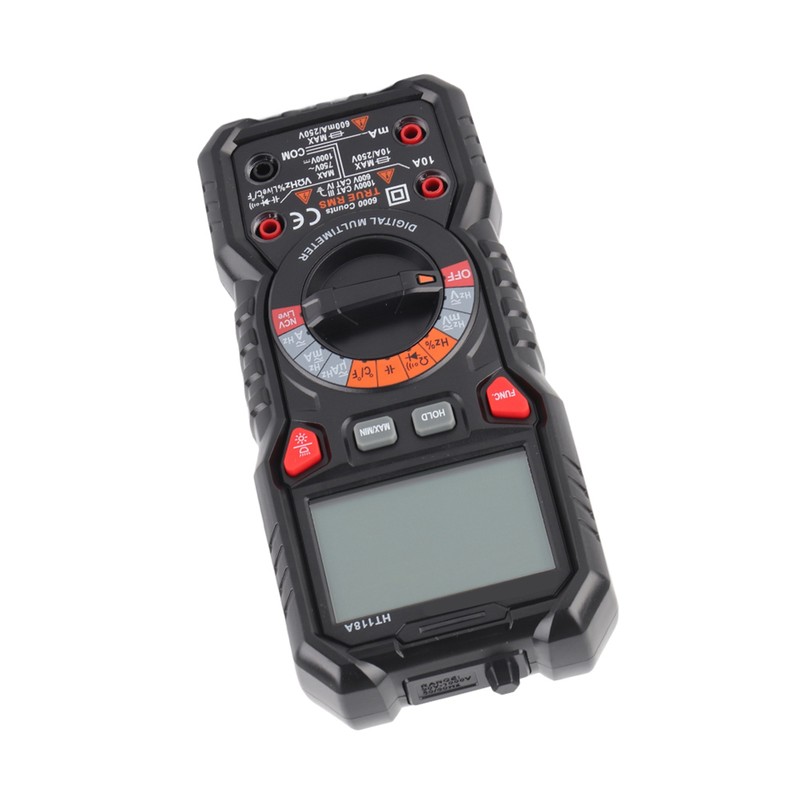 Multimeter Meter 6000 Count Digital Automatic Range True Effective Value