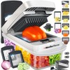 Mueller Original Pro Chopper - Versatile 10-in-1 Vegetable Cutter
