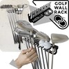 Golf club organizer display rack (100% Steel) (White)