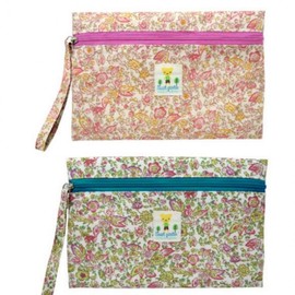 Flower Mini Cosmetic Organizer Pouch Travel Accessory Pick Green