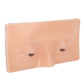 Makeup Practice Face Board, Reusable Eye Eyebrow Makeup Practice Pad with Cleaning Oil Eyes Mannequin Face Skin Eye Make Up Practice Model for Makeup Artists Students and Beginners