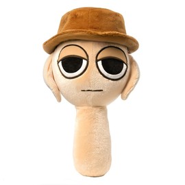 Dlishka Sprunki Plushies Merch, sprunki Toys Plush, Realistic Cute Soft Stuffed Animal Doll Pillows Game Fans Boy Girl Kids (Yellow)