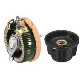 YOKIVE 100W 2 Ohm Rheostat, Ceramic Rheostat Adjustable Resistor High Power Wirewound Potentiometer Variable Resistor with Variable Control Knob Cover