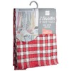 Douceur d 'Intérieur Traditio Napkins, Cotton, Red, 40 x 40