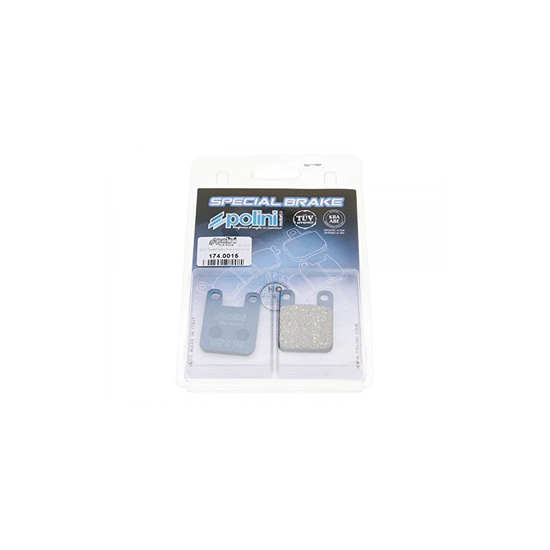 POLINI Organic Brake Pads for Race for Derbi Senda 50
