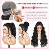 Hidden Strap Drawstring Wig 360 Lace Front Wigs Human Hair