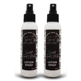 Black Canyon Home and Body Golden Goat Farms Green Tea & Lemongrass Scented Sprayable Lotion with Goat's Milk, 4 Oz (2 Pack)
