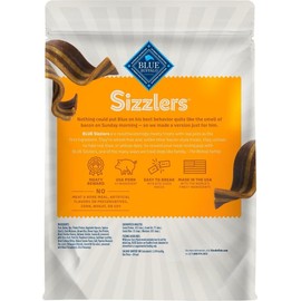 Blue Buffalo Sizzlers with Cheddar Bacon-Style Dog Treats, 15-oz Bag (Pack of 1)