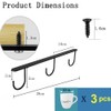 3 Pieces Cup Holder.Coffee Cup Holder for Hanging Under Shelves.Cup