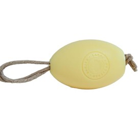 Label Provence Savon de Marseille - French Soap on a Rope Made With Fresh Organic Donkey Milk - Natural Soap and Easy To Use Hand Wash - Lemon Fragrance - 270g