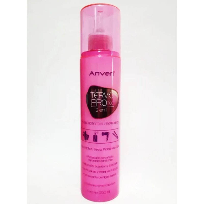 Protector De Calor Y Reparador 2 En 1 Anven Termoprotec