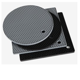 Joyhalo Trivets for Hot Dishes - Hot Pads for Kitchen, Silicone Pot Holders for Hot Pots and Pans, Silicone Mats for Kitchen Countertops, Table, Flexible Easy to Wash and Dry