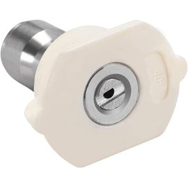 Pressure Washer Spray Nozzle Tip, 40 Degree Metal, Standard Pressure Washer Parts and Accessories