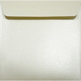 Netuno 25 Envelopes Mother of Pearl Cream Square 170 x 170 mm 120 g Majestic Candelight Cream Square Envelopes for Wedding Birthday Christening Christmas Invitations Envelopes Beautiful Shine