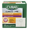 Curad SoothePlus Gauze Pads with Arm & Hammer Baking Soda,