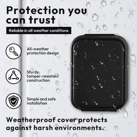 Smart Connected Key Safe, Bluetooth Lock Box Supports TTLock App and PIN Code Key Safe, Digital Key Safe, Key Safe, Smart Key Box, for Home, Office, Home, Garage