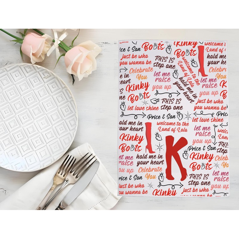MNIGIU Musical Lover Gift Musical Quotes Dish Kitchen Towel for