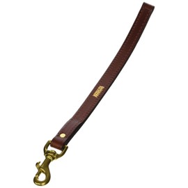 Mendota Products 10112 Pet Leather Steady Tab Lead Leash, 3/4" x 12", Chestnut